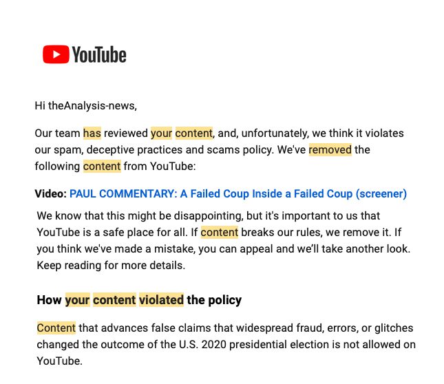 A Failed Coup Within A Failed Coup – The Story YouTube Doesn’t Want You to See