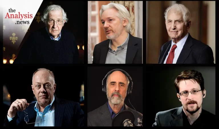 Chris Hedges, Edward Snowden, Noam Chomsky, Paul Jay and Daniel Ellsberg on Assange