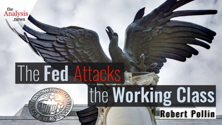 The Fed Attacks the Working Class – Robert Pollin