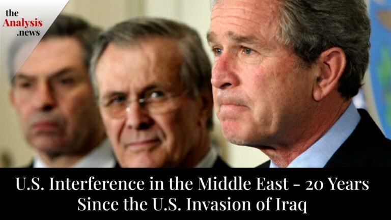 U.S. Interference in the Middle East – 20 Years Since the U.S. Invasion of Iraq – Col. Larry Wilkerson