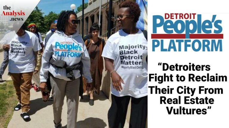 Detroiters Fight to Reclaim Their City From Real Estate Vultures – Linda Campbell