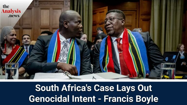 South Africa’s Case Lays Out Genocidal Intent – Francis Boyle