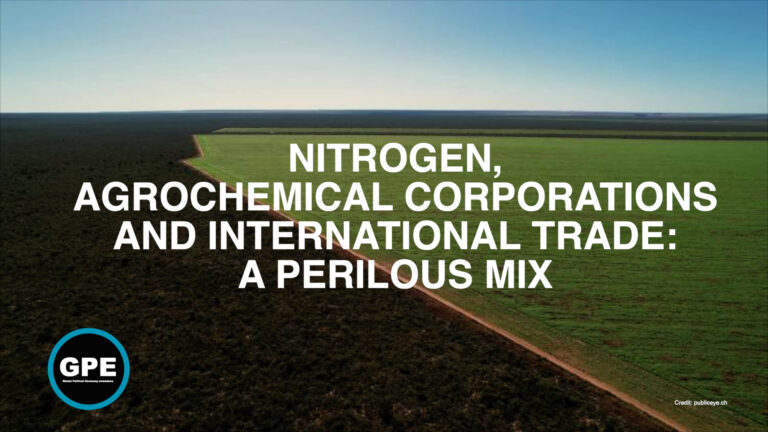 Nitrogen, Agrochemical Corporations, and International Trade: A Perilous Mix