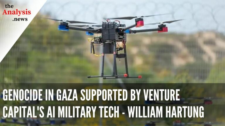 Genocide in Gaza Supported by Venture Capital’s AI Military Tech – William Hartung